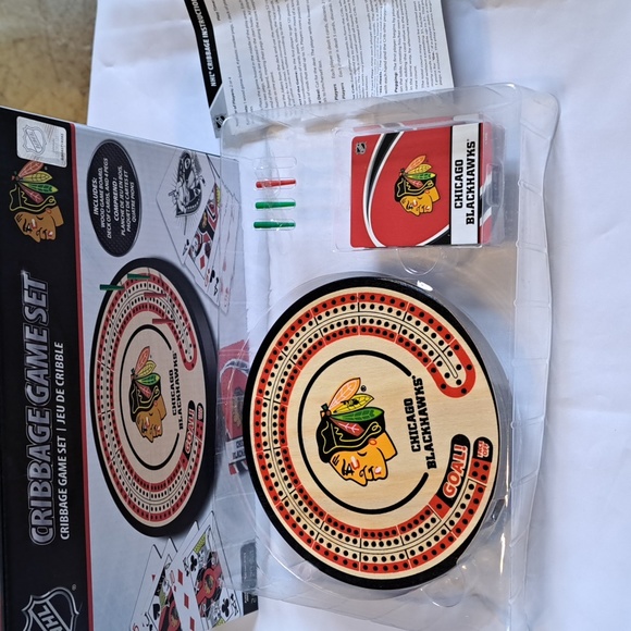 Chicago Blakhwks Cribbage Game Set - Picture 3 of 4